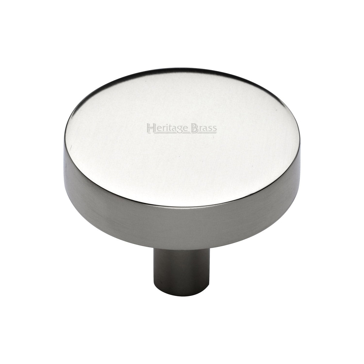 Disc Cabinet Knob by M Marcus - Heritage Brass