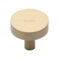 Disc Cabinet Knob by M Marcus - Heritage Brass