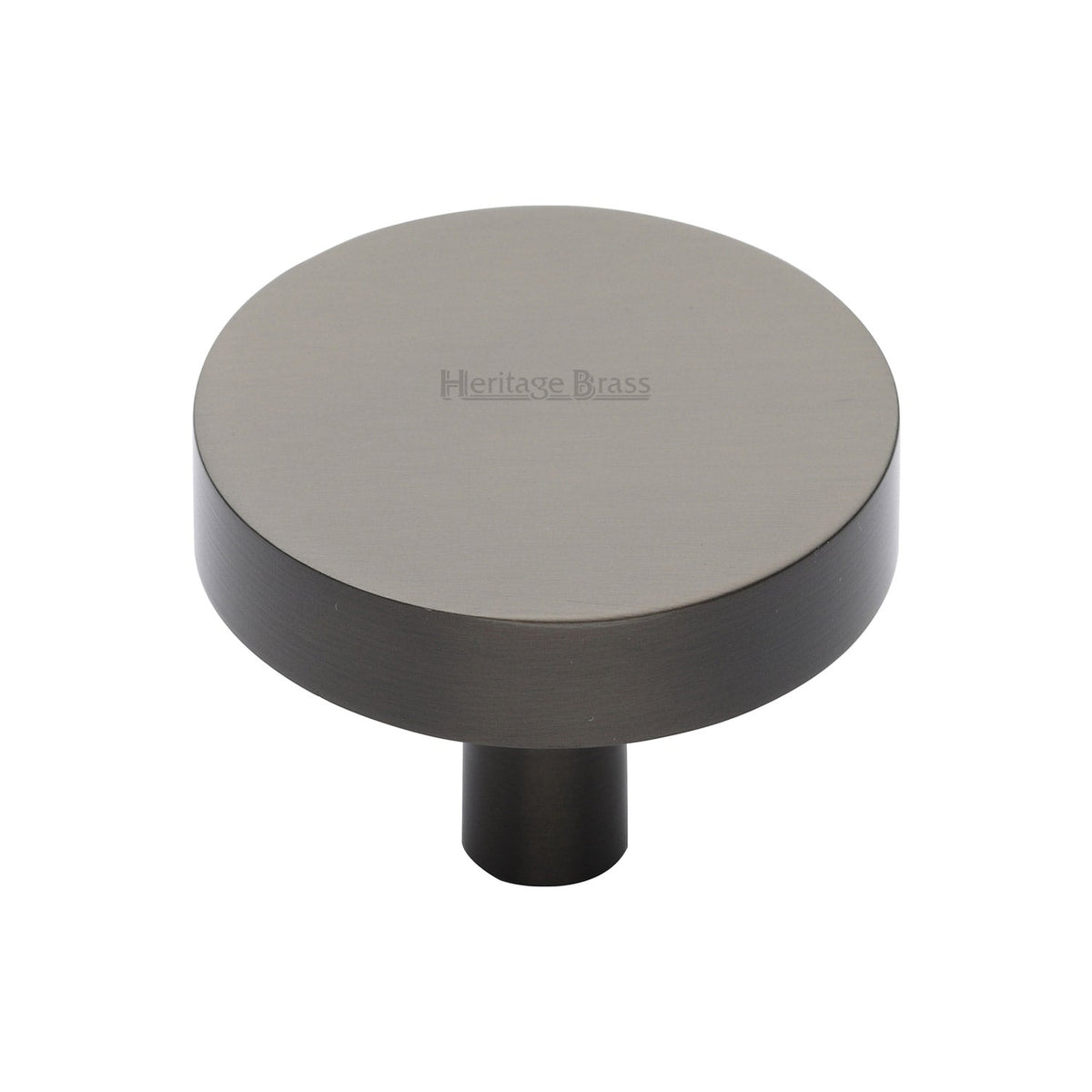 Disc Cabinet Knob by M Marcus - Heritage Brass