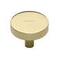Disc Cabinet Knob by M Marcus - Heritage Brass