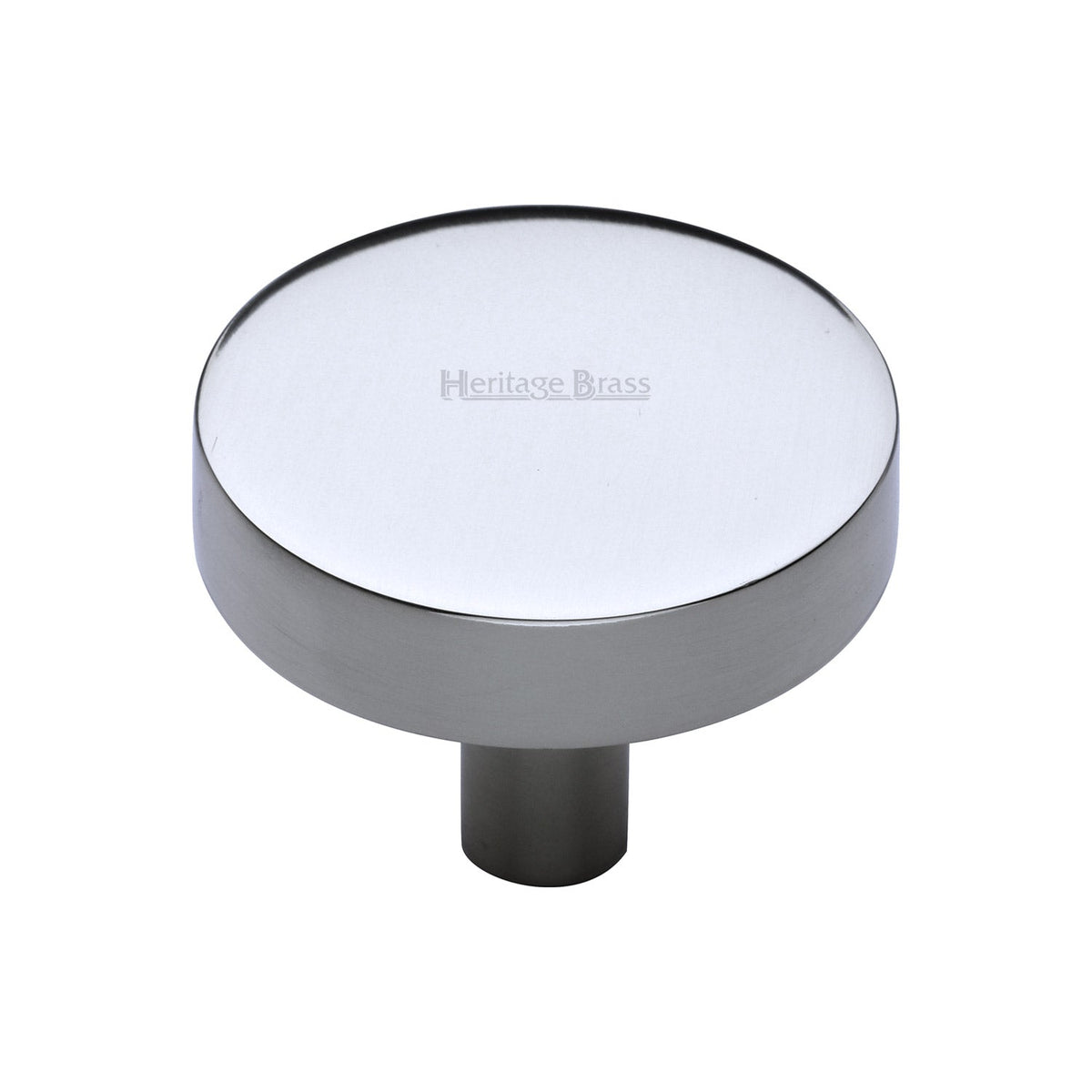 Disc Cabinet Knob by M Marcus - Heritage Brass