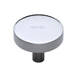 Disc Cabinet Knob by M Marcus - Heritage Brass