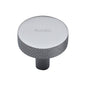 Knurled Disc Cabinet Knob by M Marcus - Heritage Brass