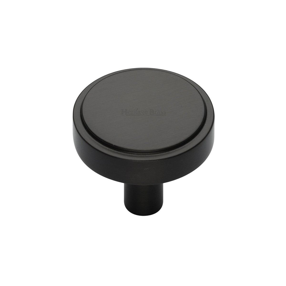 Stepped Disc Cabinet Knob by M Marcus - Heritage Brass