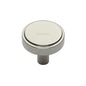 Stepped Disc Cabinet Knob by M Marcus - Heritage Brass