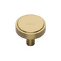 Stepped Disc Cabinet Knob by M Marcus - Heritage Brass