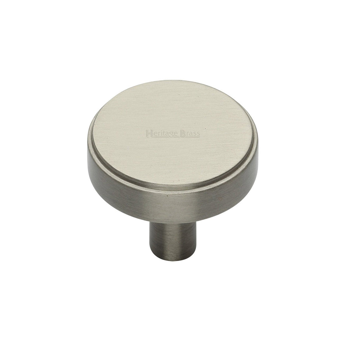 Stepped Disc Cabinet Knob by M Marcus - Heritage Brass