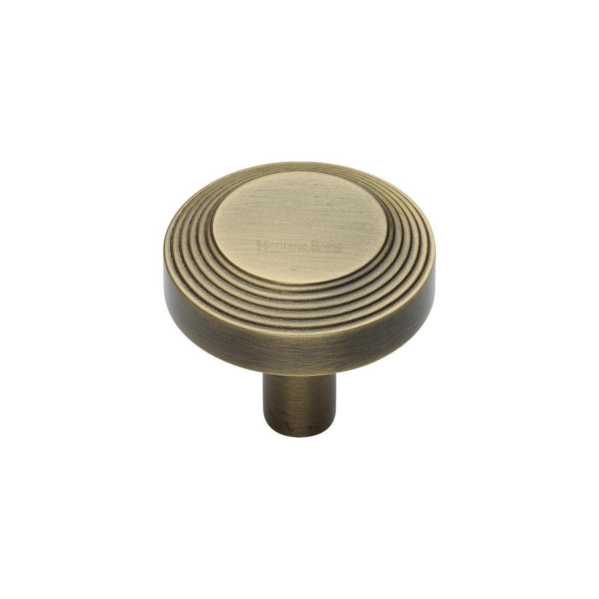 Ridge Cabinet Knob by M Marcus - Heritage Brass