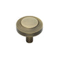 Ridge Cabinet Knob by M Marcus - Heritage Brass