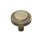 Ridge Cabinet Knob by M Marcus - Heritage Brass