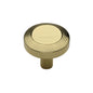 Ridge Cabinet Knob by M Marcus - Heritage Brass