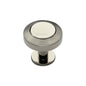 Ridge Cabinet Knob with Rose by M Marcus - Heritage Brass