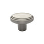 Stepped Oval Cabinet Knob by M Marcus - Heritage Brass