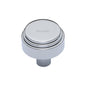 Round Deco Cabinet Knob by M Marcus - Heritage Brass