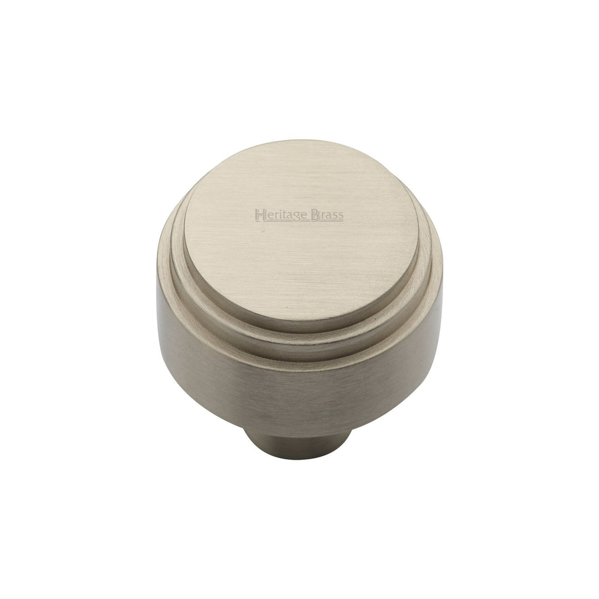 Round Deco Cabinet Knob by M Marcus - Heritage Brass