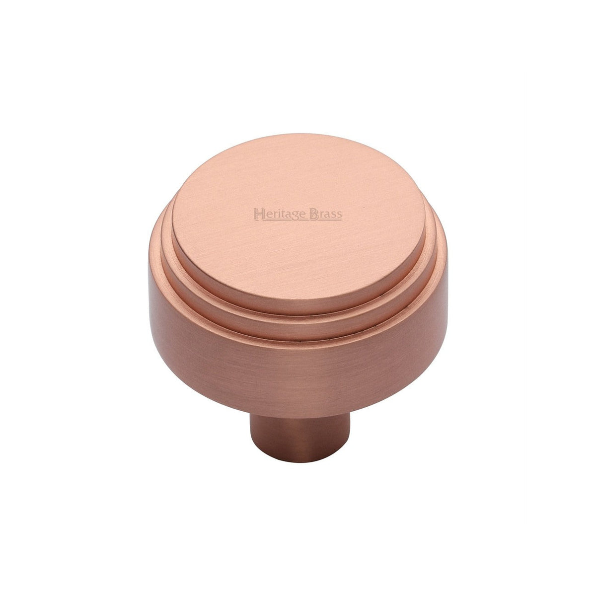 Round Deco Cabinet Knob by M Marcus - Heritage Brass