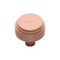 Round Deco Cabinet Knob by M Marcus - Heritage Brass