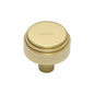 Round Deco Cabinet Knob by M Marcus - Heritage Brass