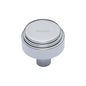 Round Deco Cabinet Knob by M Marcus - Heritage Brass