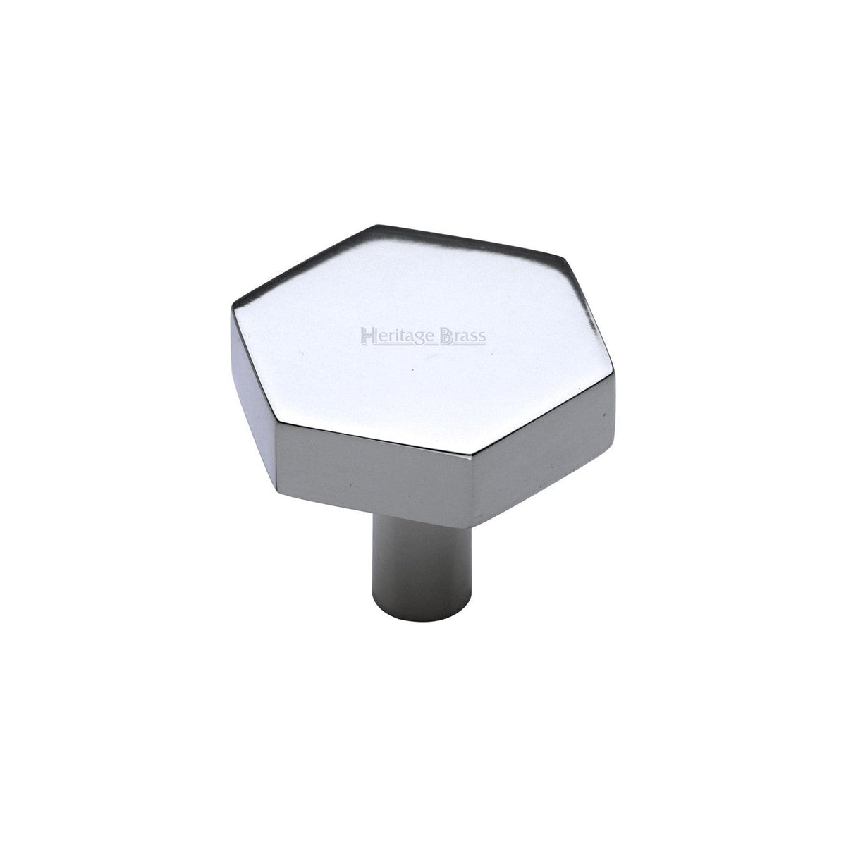 Hexagon Cabinet Knob by M Marcus - Heritage Brass