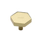 Hexagon Cabinet Knob by M Marcus - Heritage Brass