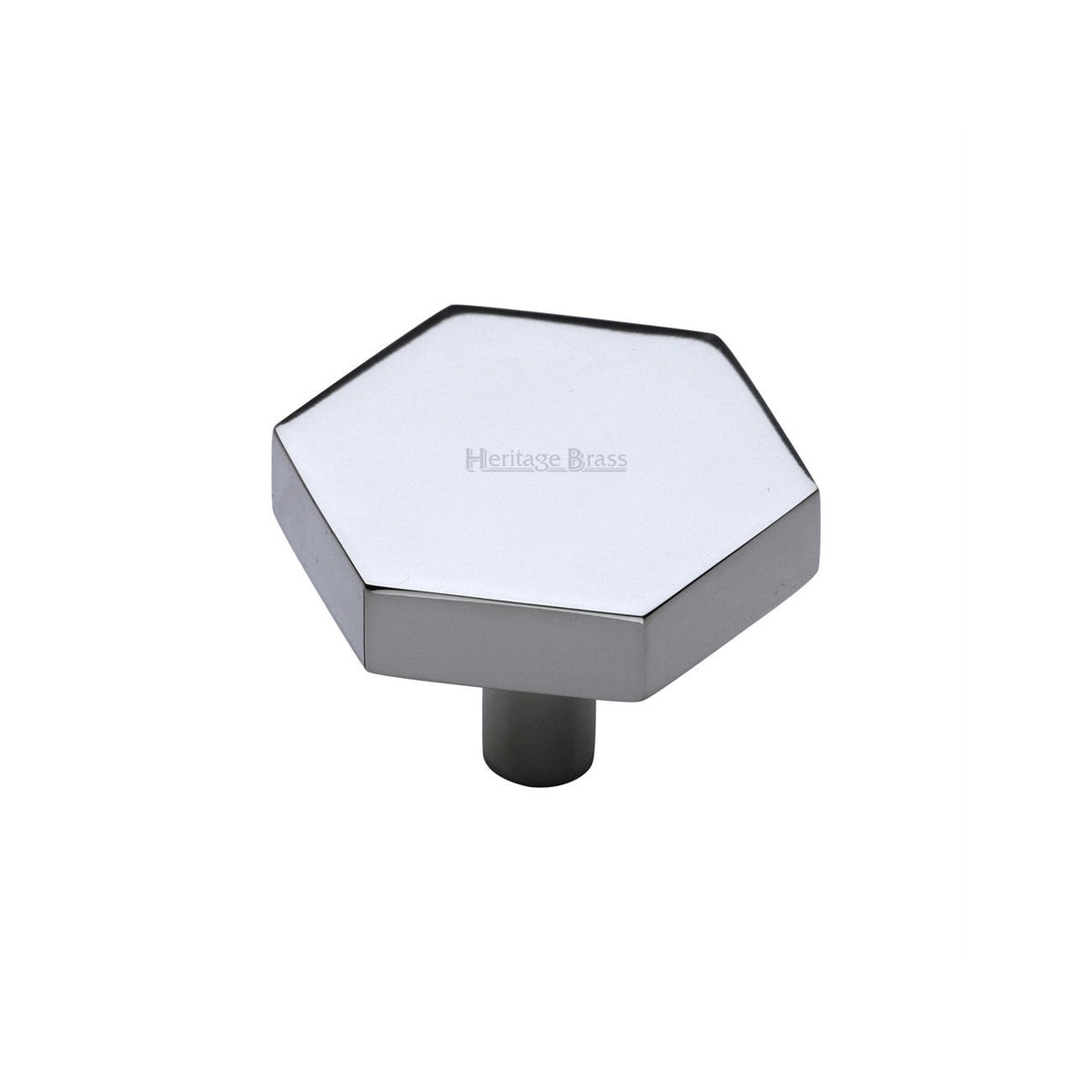 Hexagon Cabinet Knob by M Marcus - Heritage Brass