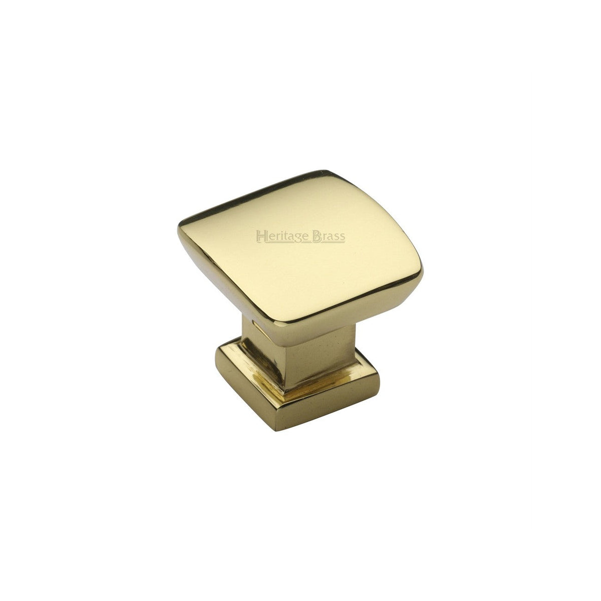 Plinth Cabinet Knob With Base by M Marcus - Heritage Brass