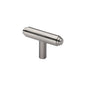 Stepped T-Bar Cabinet Knob by M Marcus - Heritage Brass
