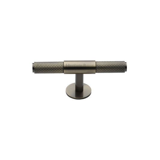 Knurled Fountain Cabinet Knob by M Marcus - Heritage Brass