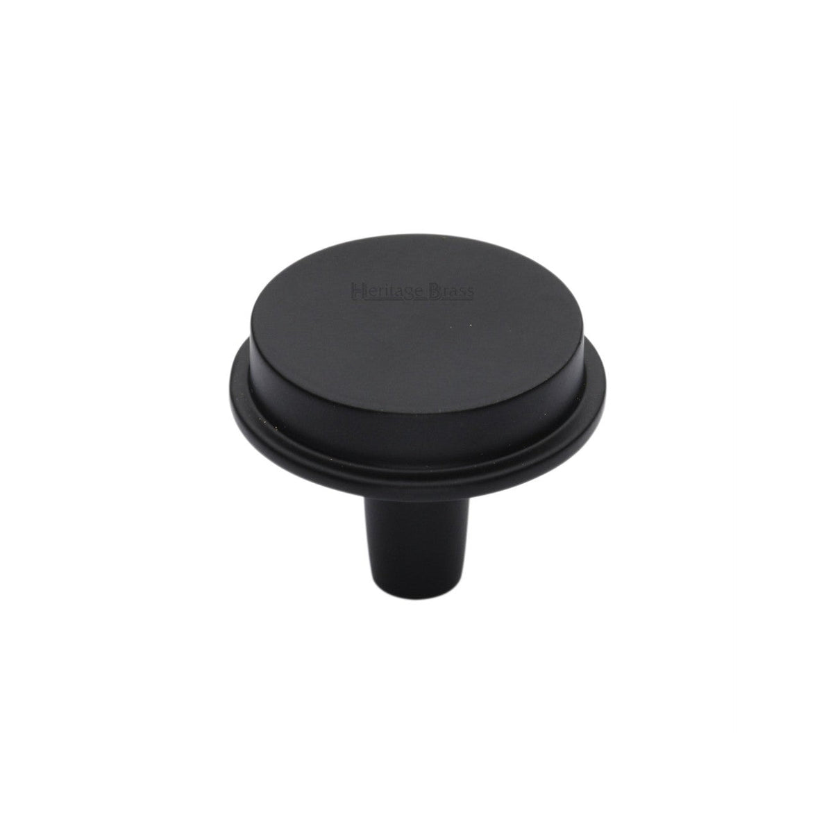 Flat Round Knob by M Marcus - Heritage Brass