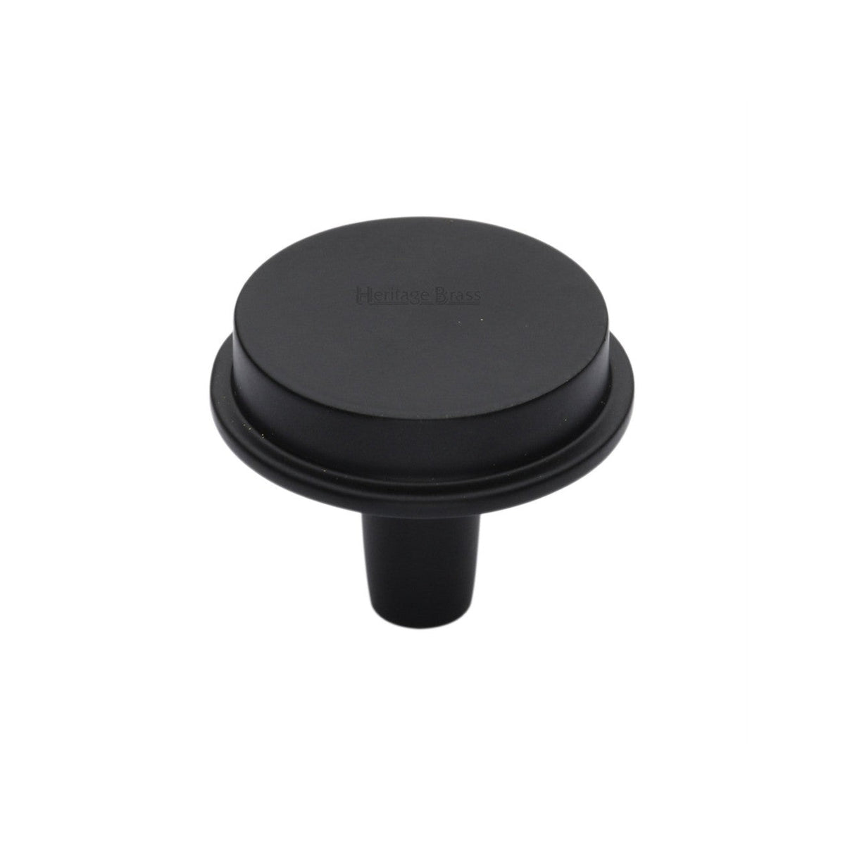 Flat Round Knob by M Marcus - Heritage Brass