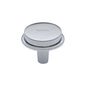 Flat Round Knob by M Marcus - Heritage Brass