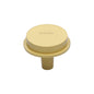 Flat Round Knob by M Marcus - Heritage Brass