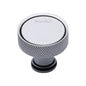 Florence Knurled Cabinet Knob by M Marcus - Heritage Brass
