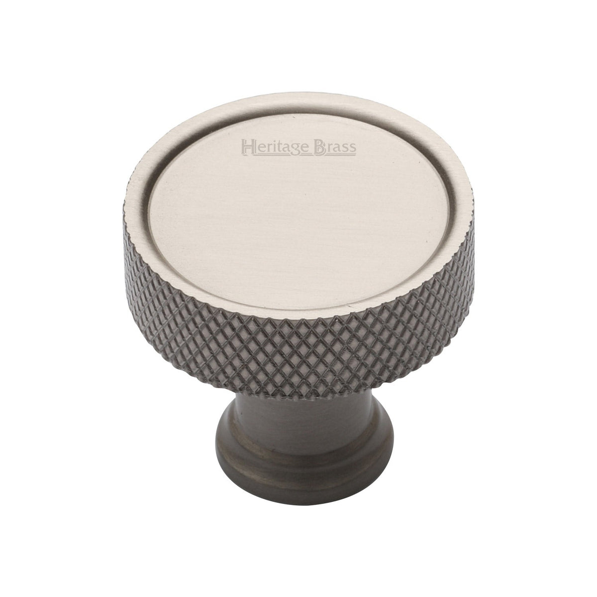 Florence Knurled Cabinet Knob by M Marcus - Heritage Brass