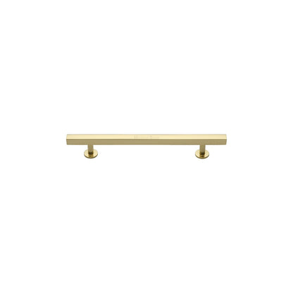 Offset Square Cabinet Knob by M Marcus - Heritage Brass