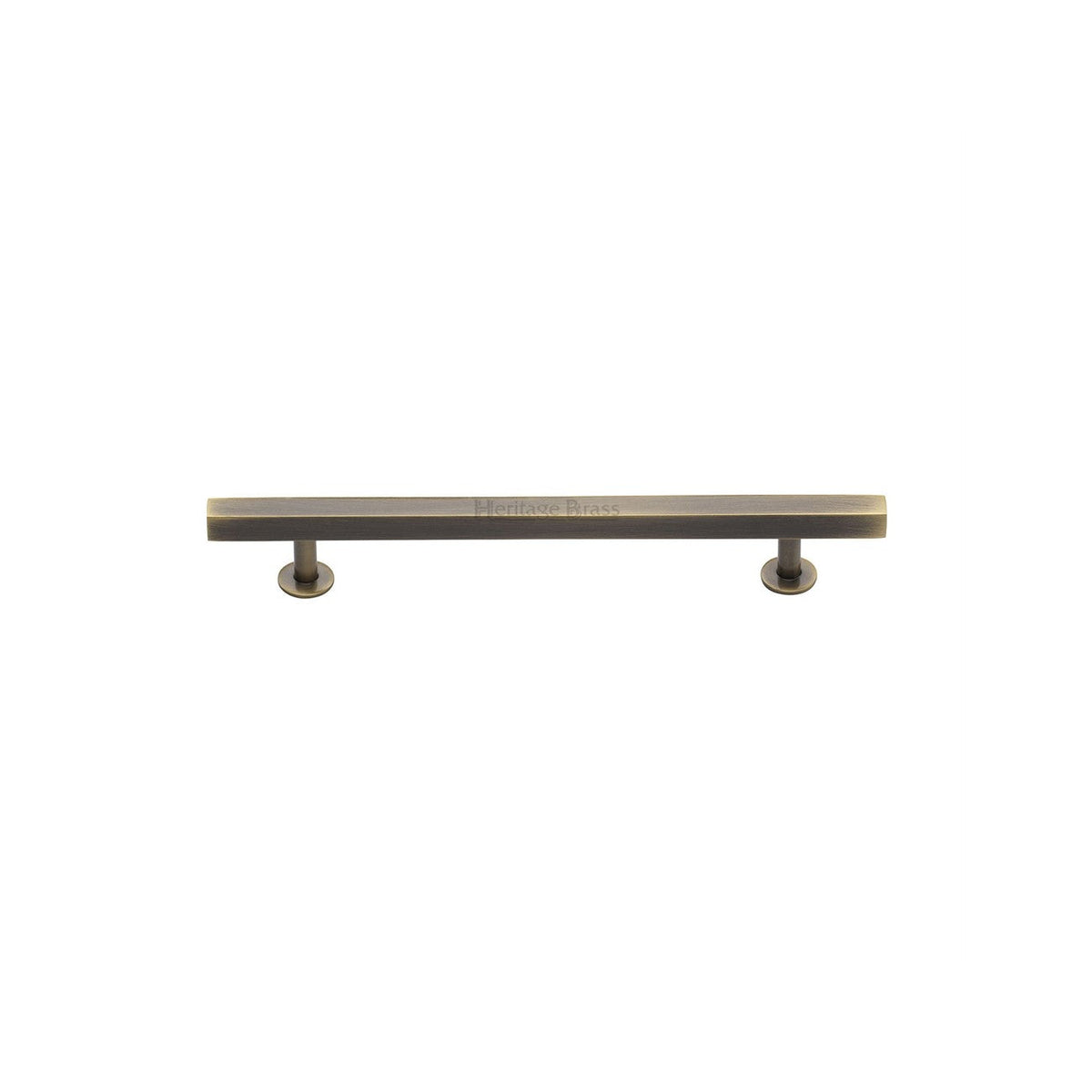 Offset Square Cabinet Knob by M Marcus - Heritage Brass