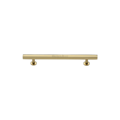 Offset Square Cabinet Knob by M Marcus - Heritage Brass