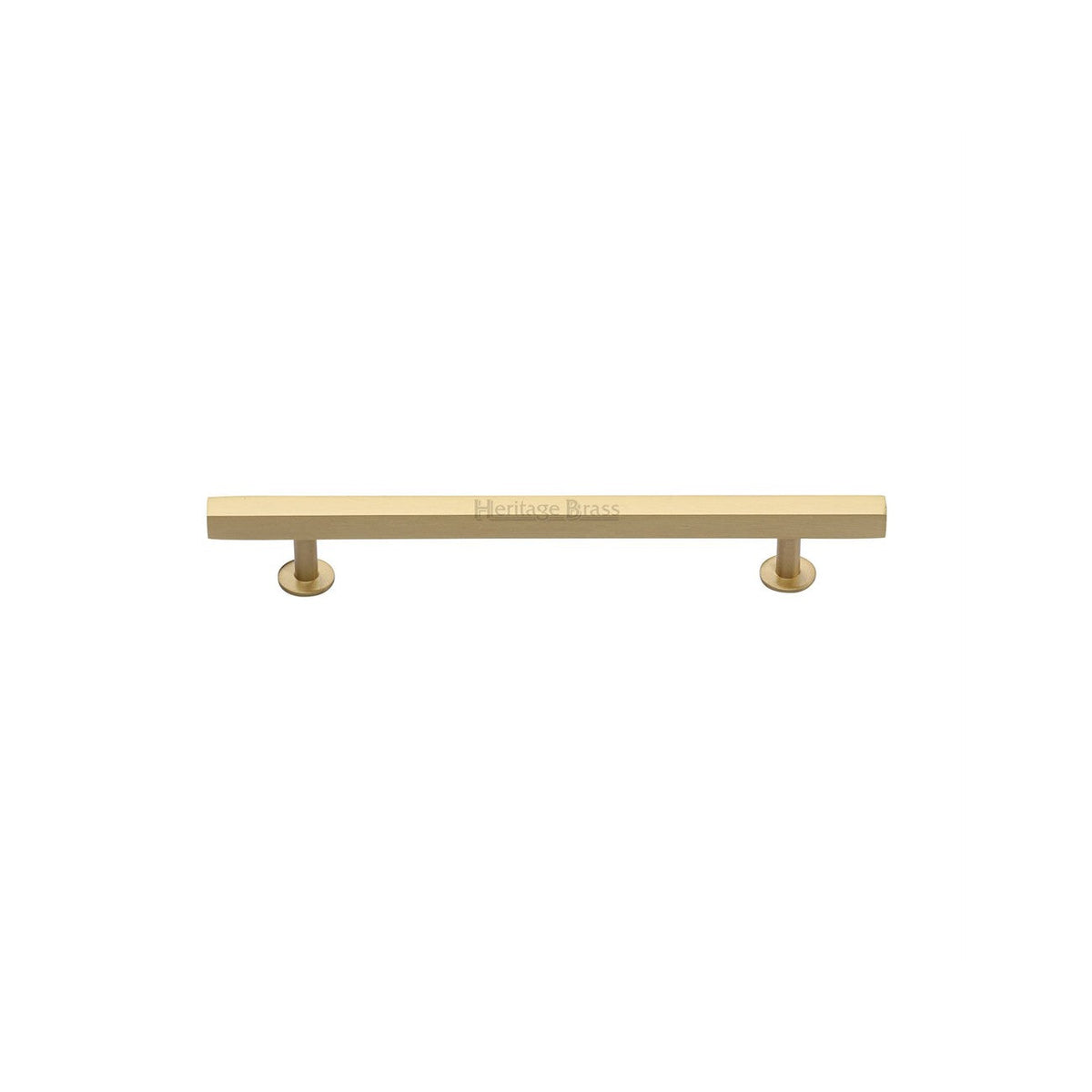 Offset Square Cabinet Knob by M Marcus - Heritage Brass