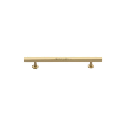 Offset Square Cabinet Knob by M Marcus - Heritage Brass