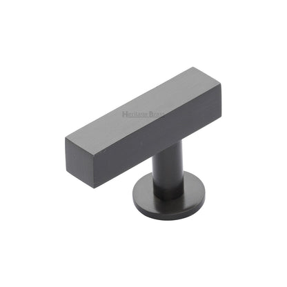 Offset Square Cabinet Knob by M Marcus - Heritage Brass