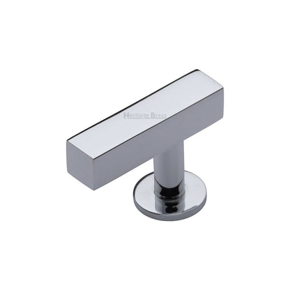 Offset Square Cabinet Knob by M Marcus - Heritage Brass