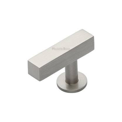 Offset Square Cabinet Knob by M Marcus - Heritage Brass