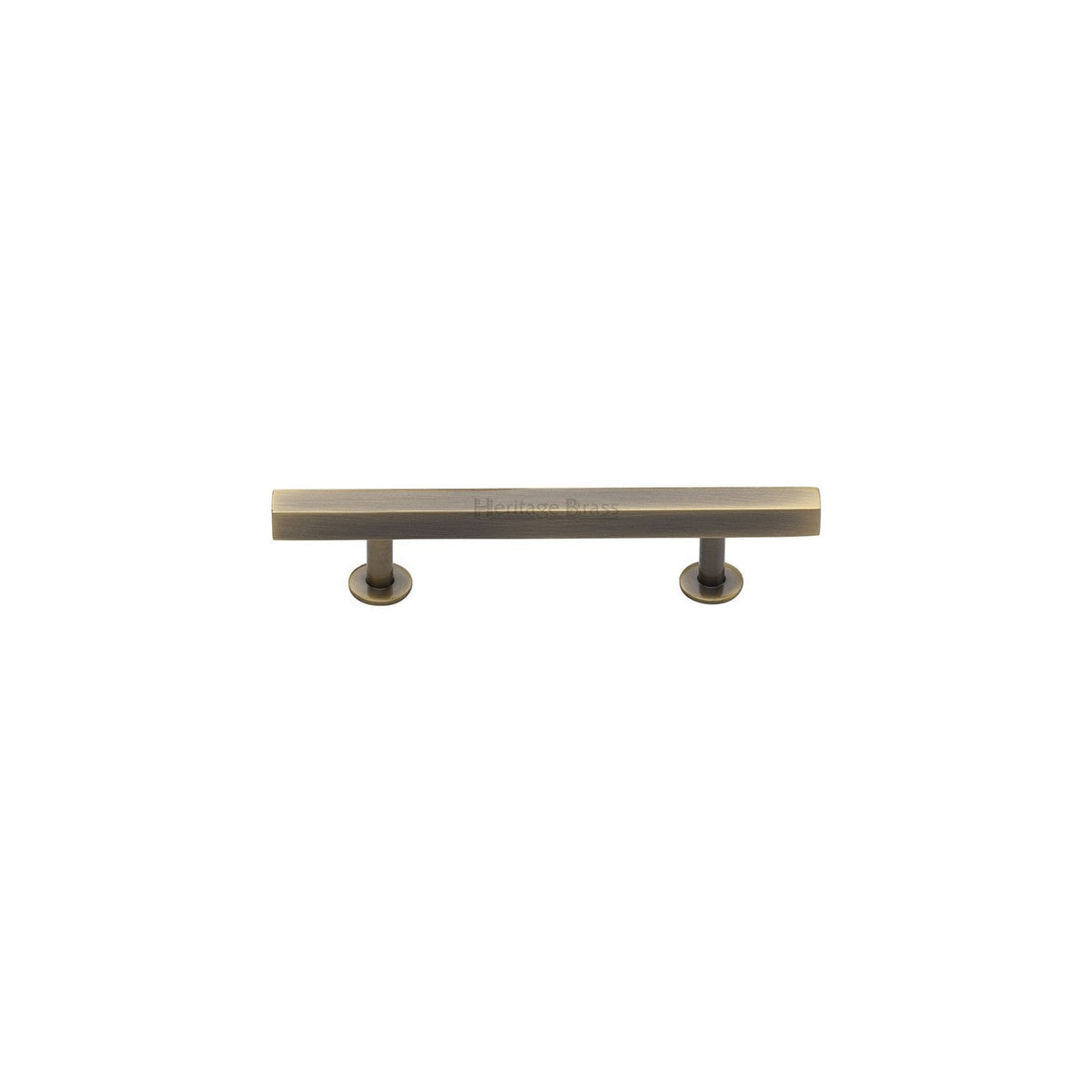 Offset Square Cabinet Knob by M Marcus - Heritage Brass