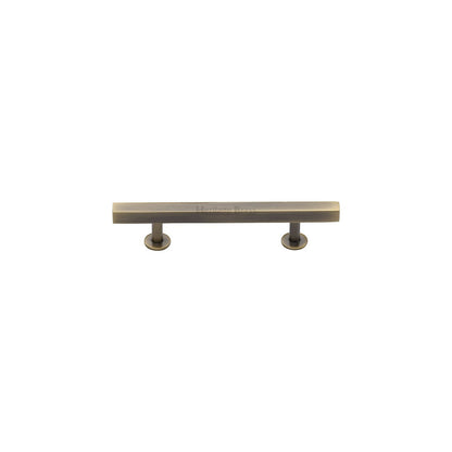 Offset Square Cabinet Knob by M Marcus - Heritage Brass