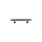 Offset Square Cabinet Knob by M Marcus - Heritage Brass