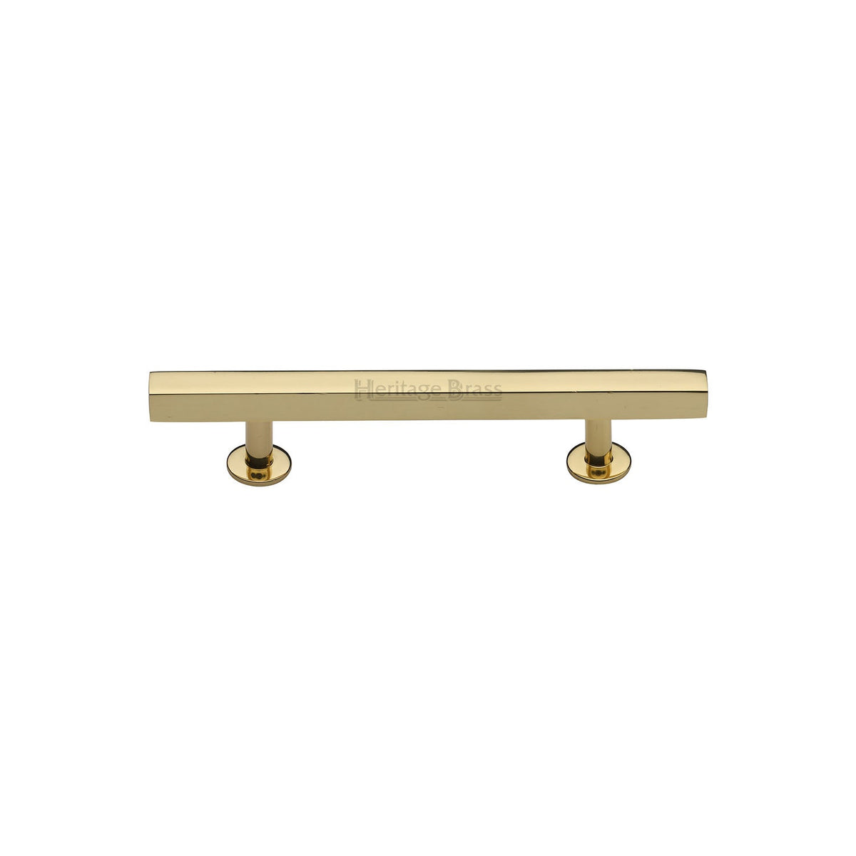 Offset Square Cabinet Pull by M Marcus - Heritage Brass