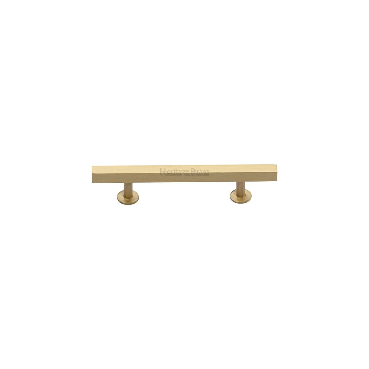 Offset Square Cabinet Knob by M Marcus - Heritage Brass