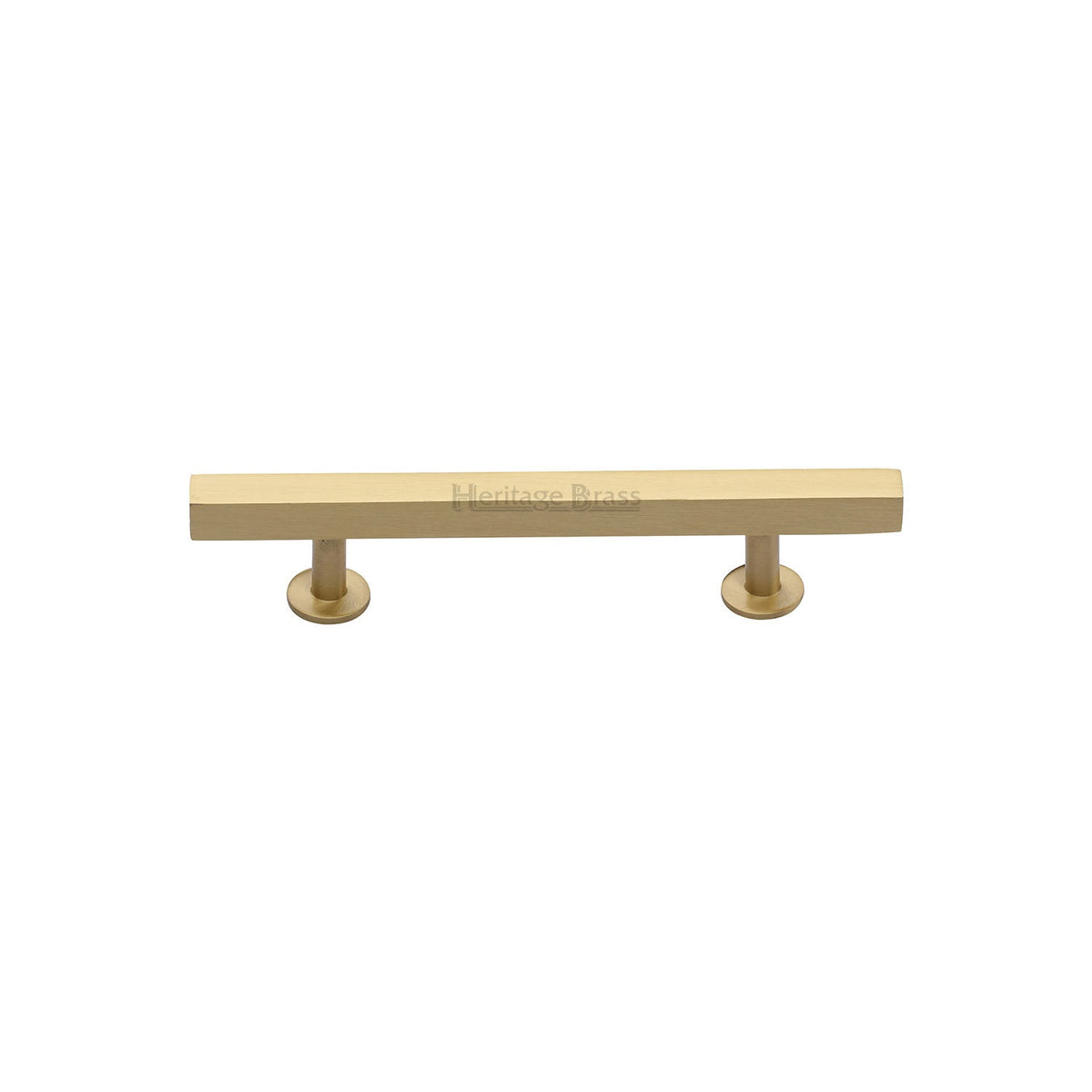 Offset Square Cabinet Pull by M Marcus - Heritage Brass
