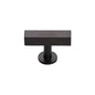 Symmetrical Square Cabinet Knob by M Marcus - Heritage Brass